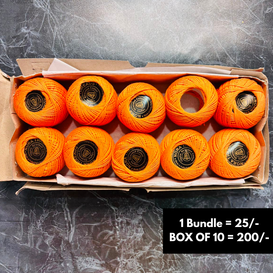 Orange Color Rakhi Thread