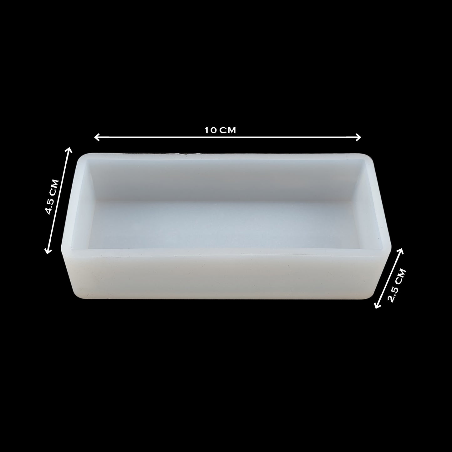 4 Inch Silicone Rectangular Block Mould
