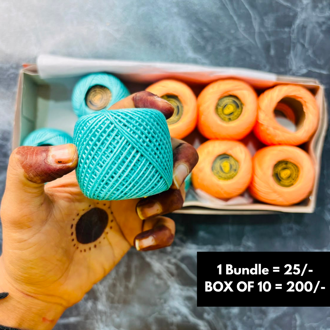 Ocean Blue Rakhi Thread Bundle