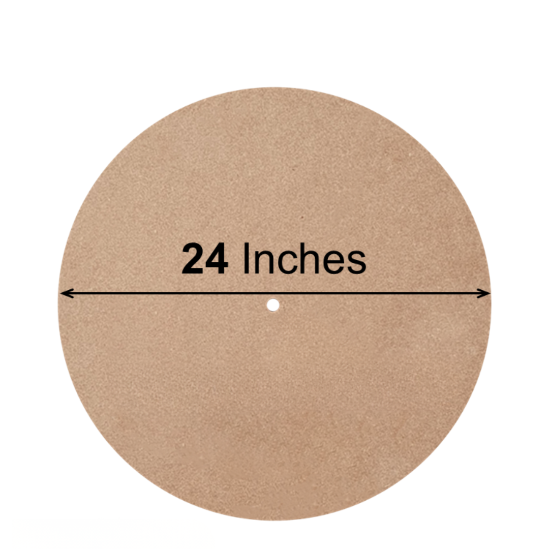 Clock MDF 10" To 24" With Hole