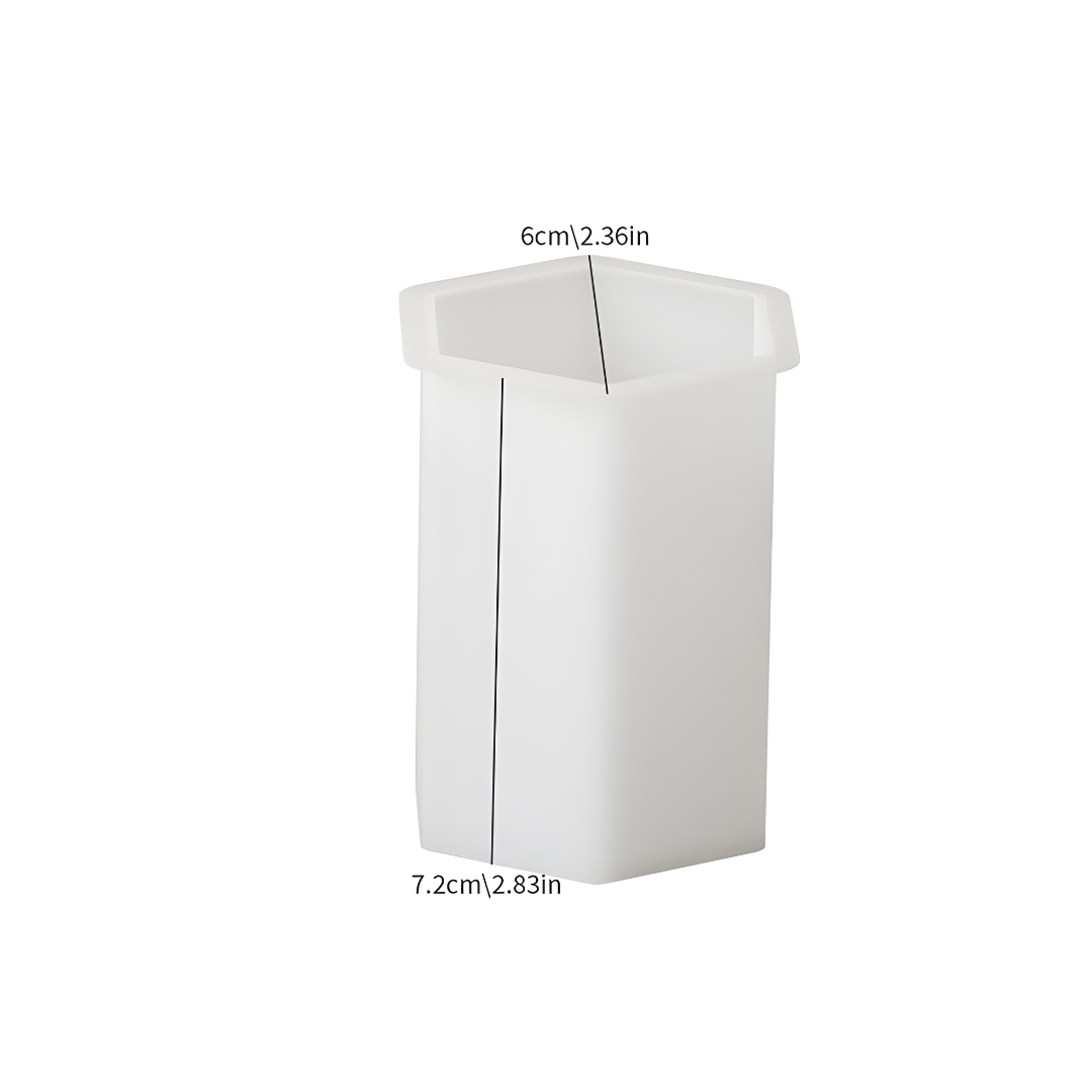 Hexagon Silicone Candle Mould