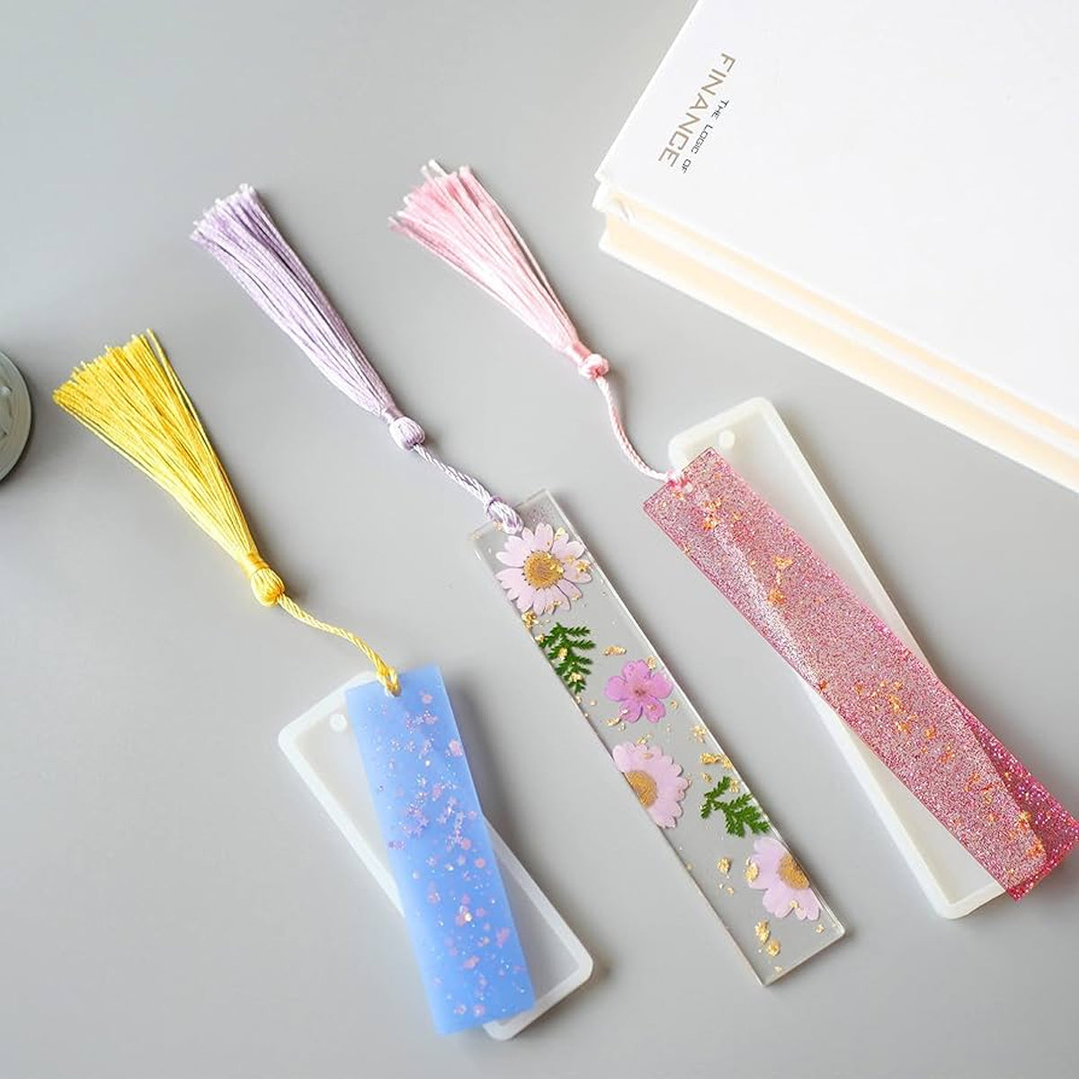 3 Pcs Book Marker Silicone Mould