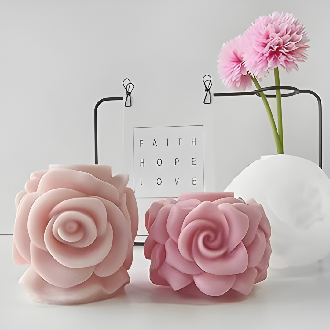 Petal Swirl Candle Silicone Mould