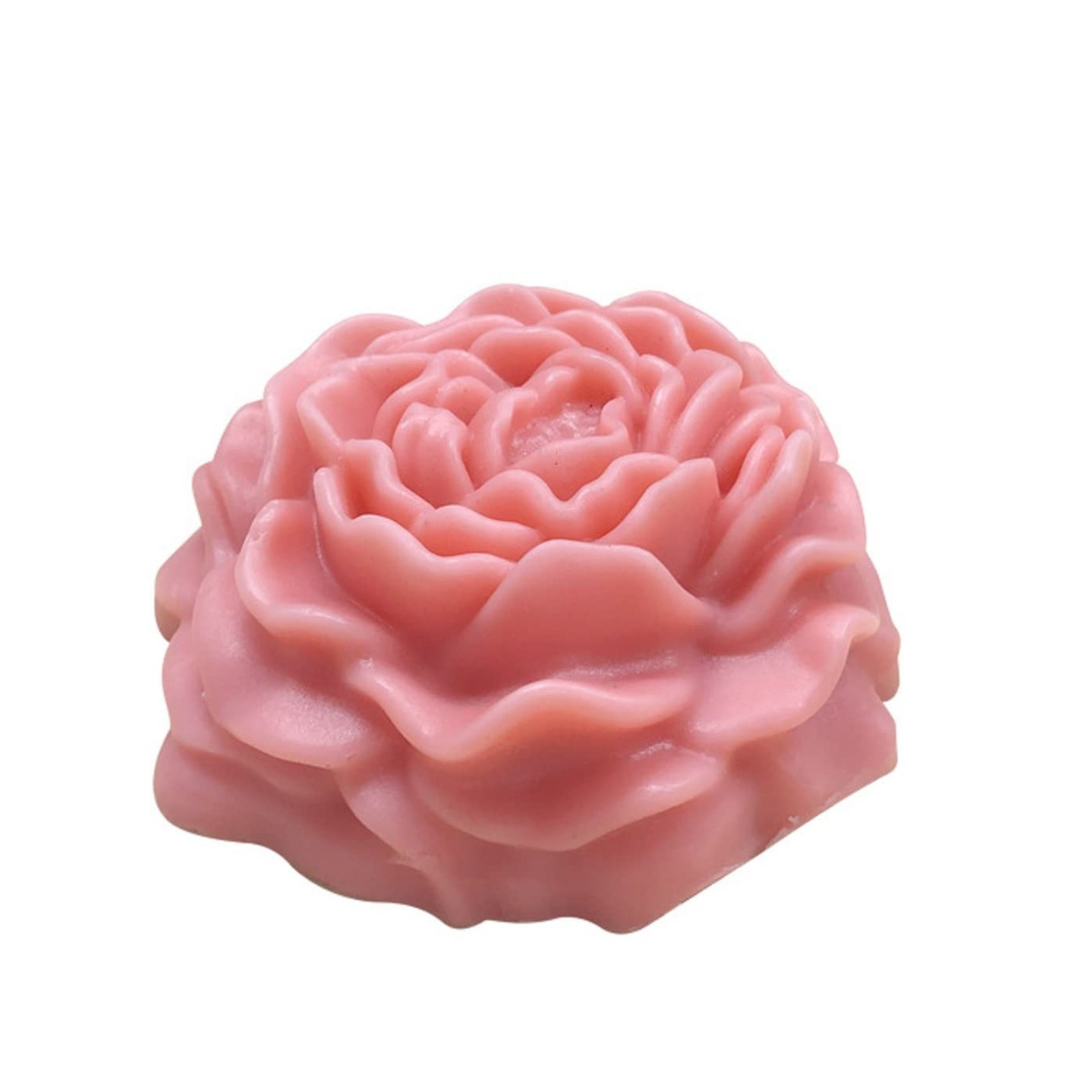 Peony Rose Flower Candle Silicone Mould