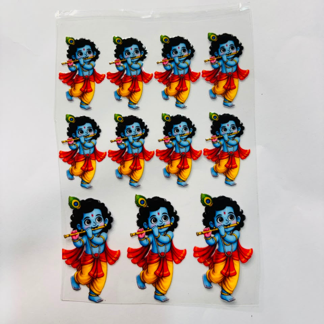 Shri Krishna UV Sticker