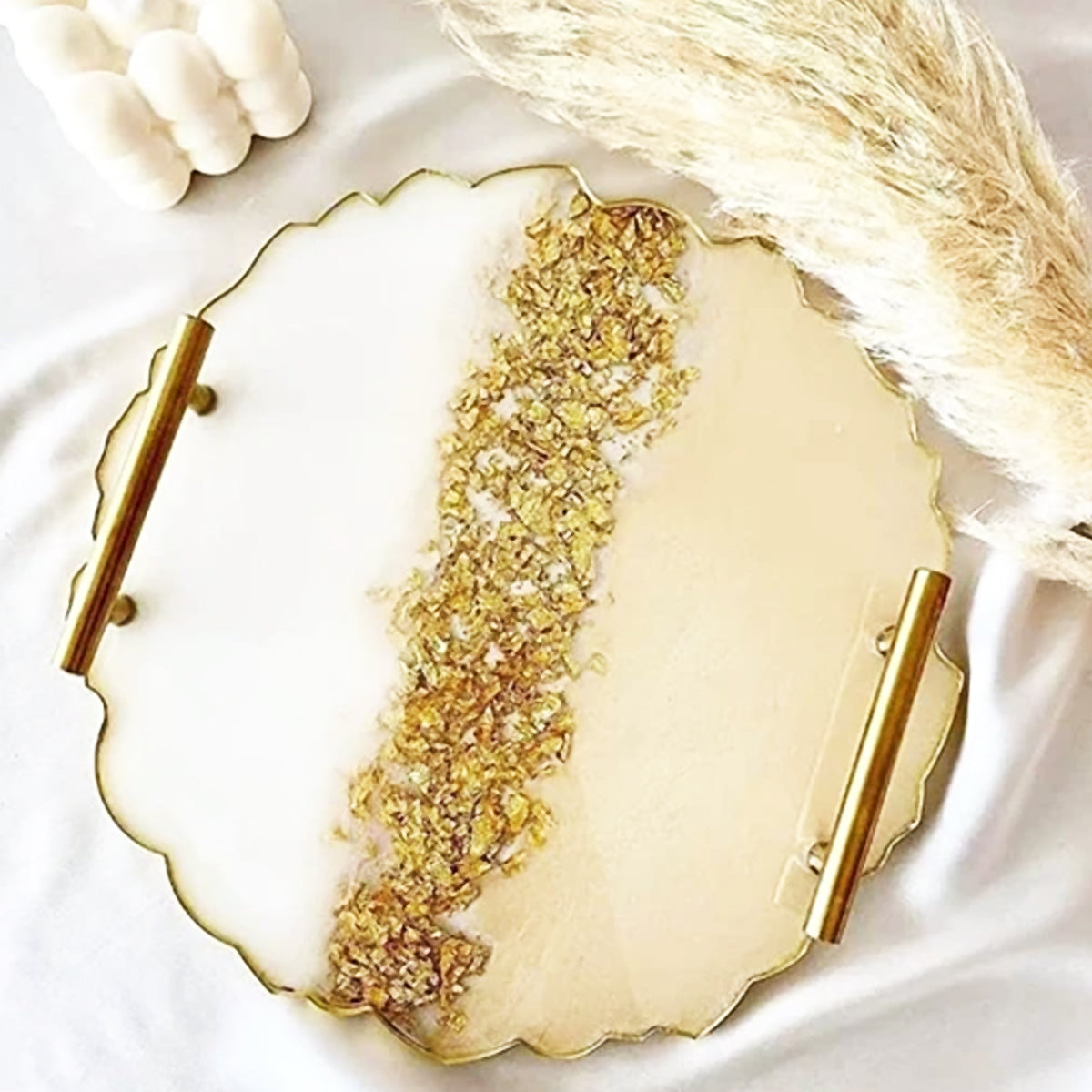 6 Inch PhotoFrame Round Agate Silicone Mould