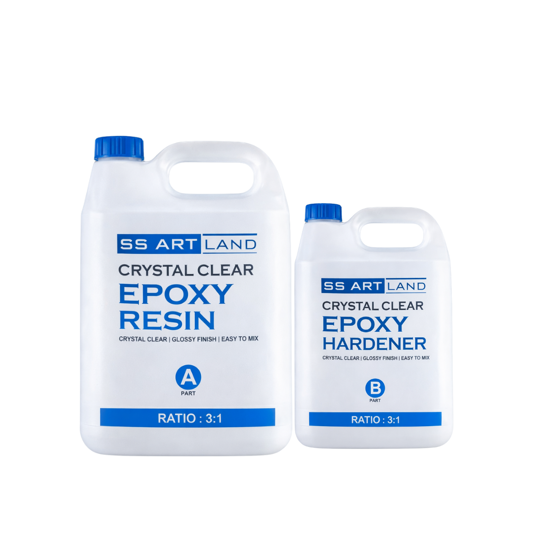 1.4 kg Crystal Clear Epoxy Resin 3:1 Mix Ratio High Gloss Art & Casting Resin