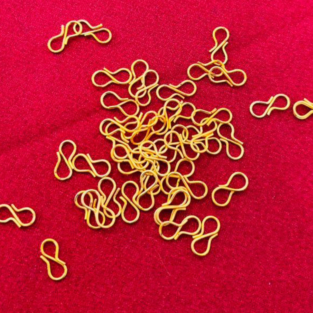 S Hook Golden Color 10Grams