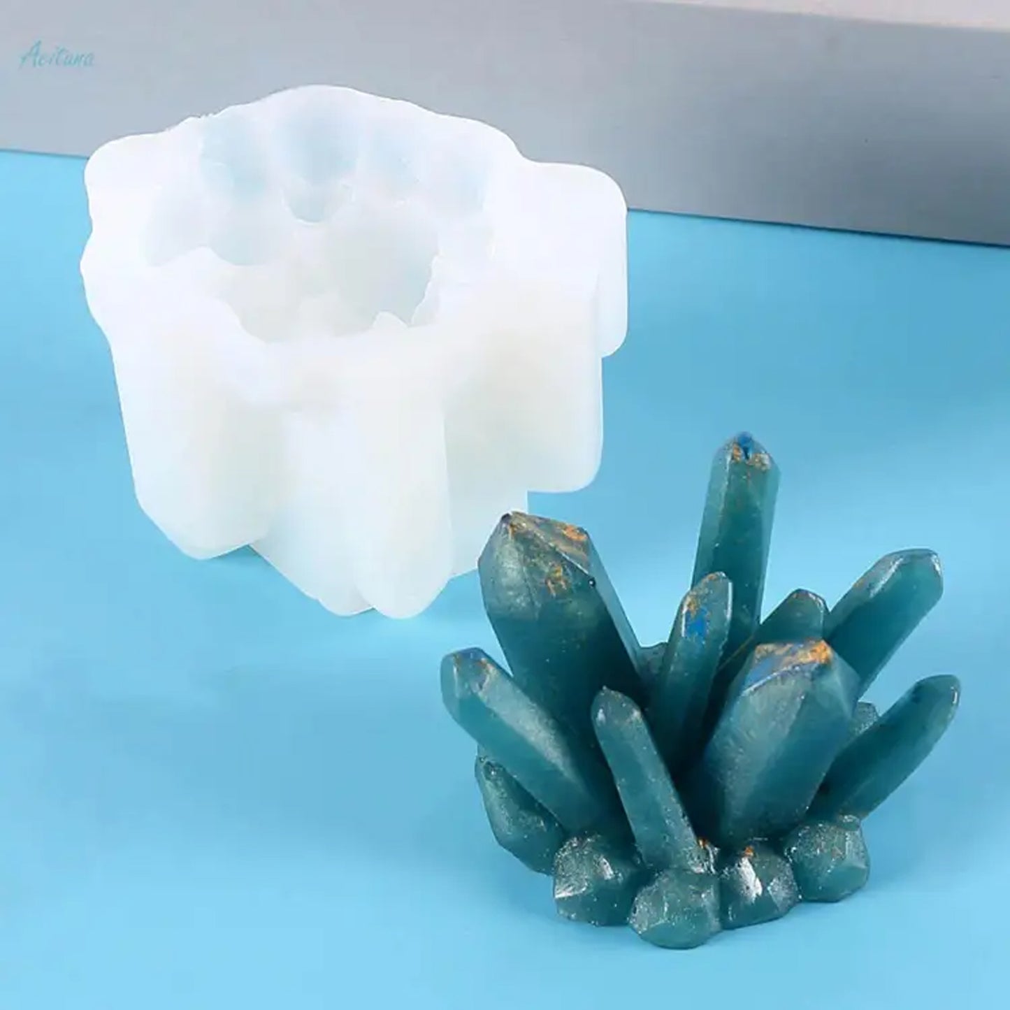 Crystal Cluster Silicone Mould