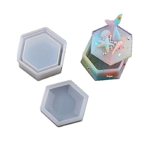 Hexagone Shape Gift Storage Box Silicone Mould