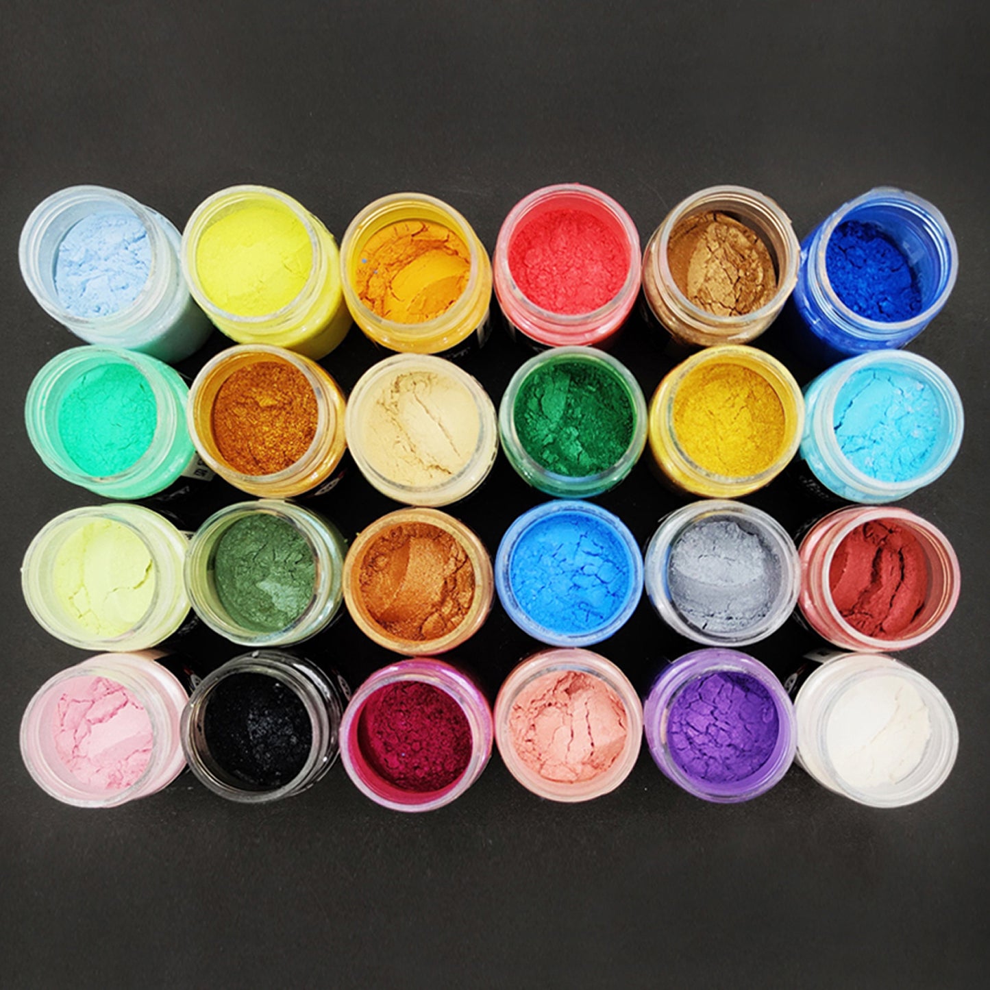 Set Of 24 Mica Pearl Pigments