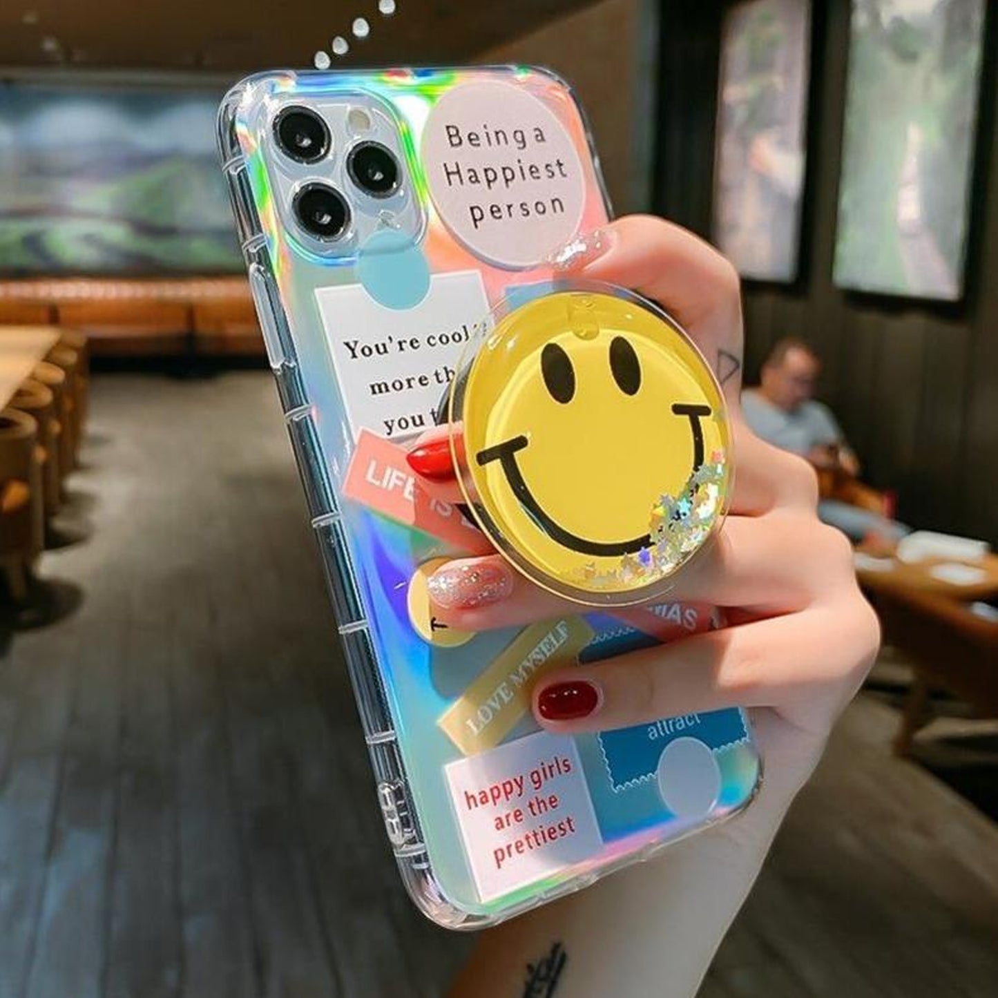 Smiley Pop Socket Silicone Mould