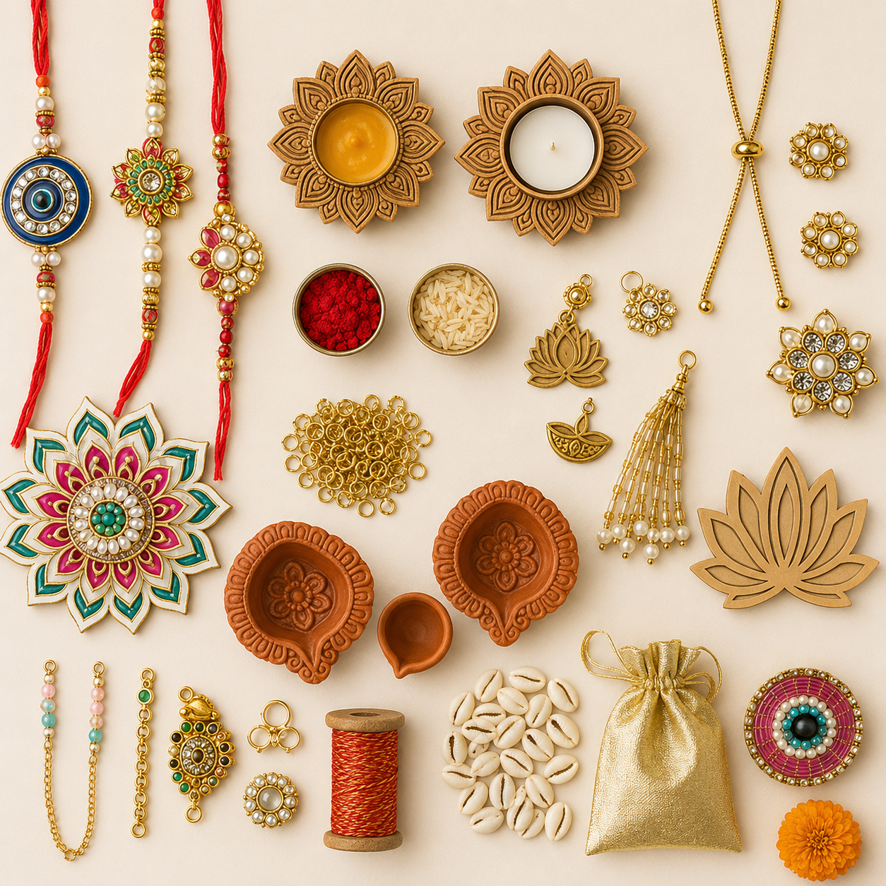 Rakhi & Diwali Materials