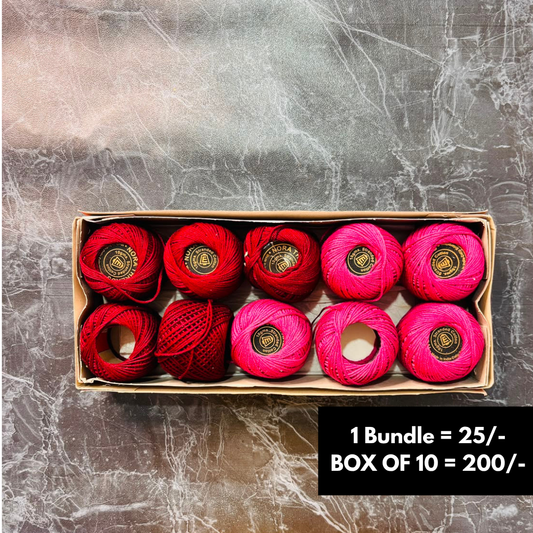Dark Red & Dark Pink Rakhi Thread