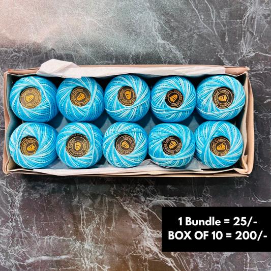 Blue Color Double Shade Rakhi Thread Bundle