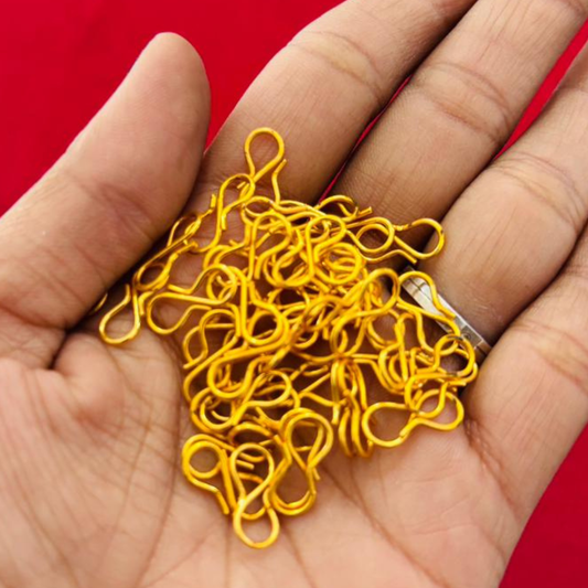 S Hook Golden Color 10Grams