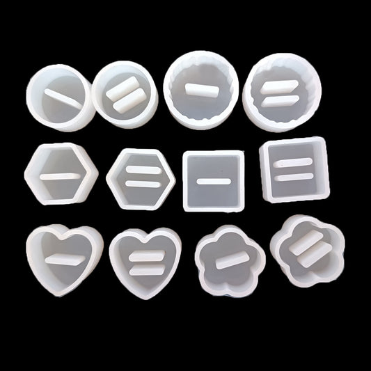 12 Pcs Ring Holder Silicone Mould