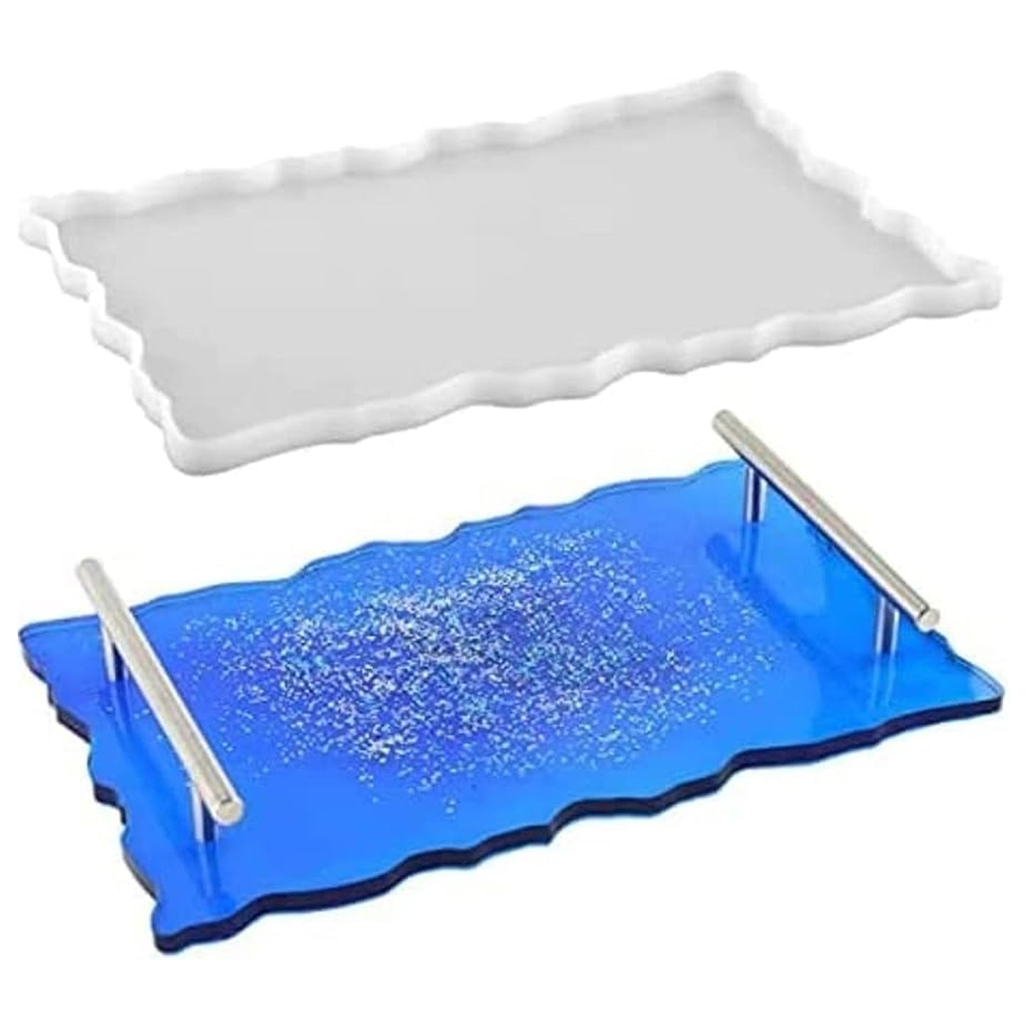16"By 12"Inch Agate Tray Silicone Mould