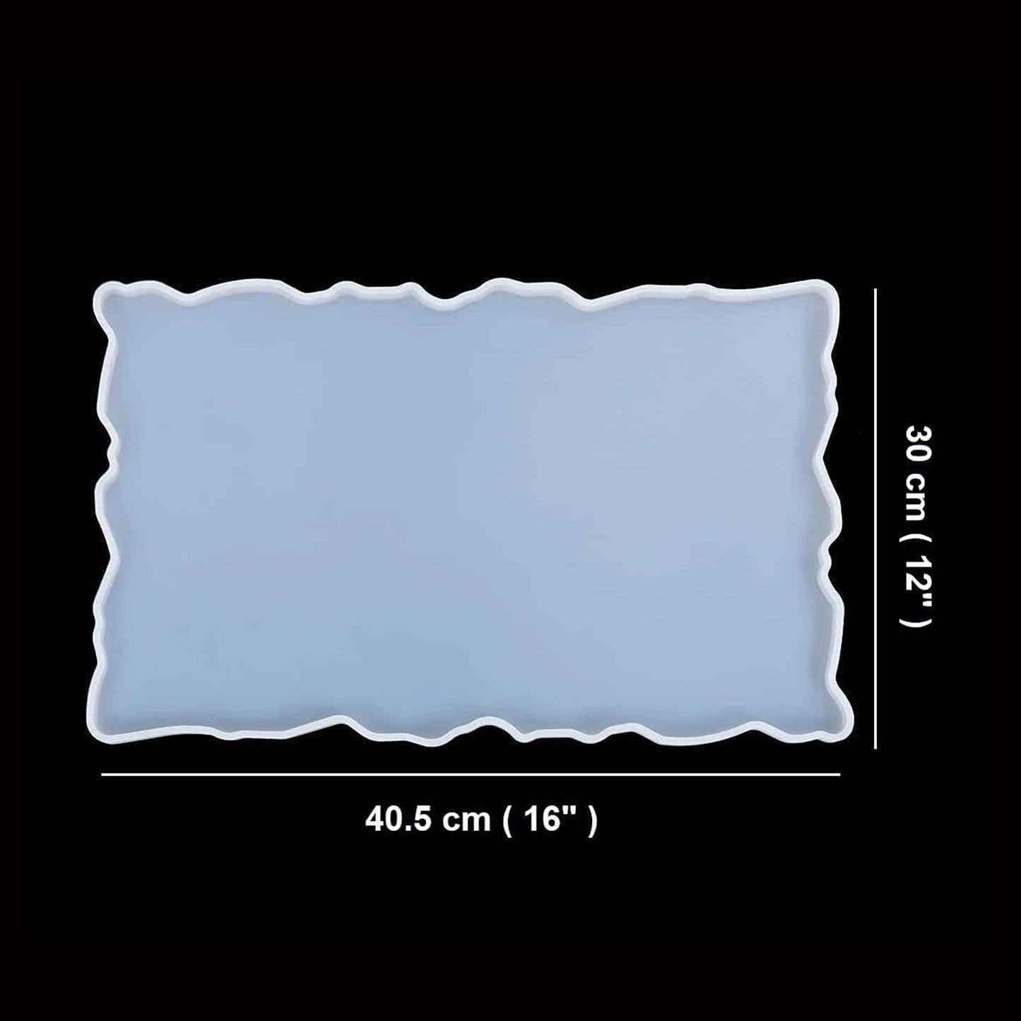 16"By 12"Inch Agate Tray Silicone Mould