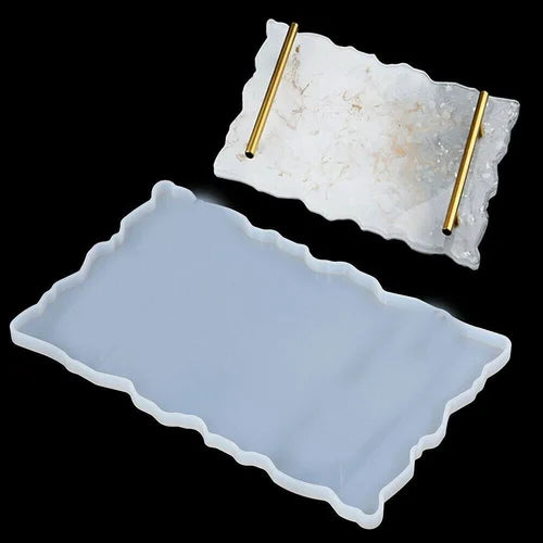 14"By 12"Inch Agate Tray Silicone Mould