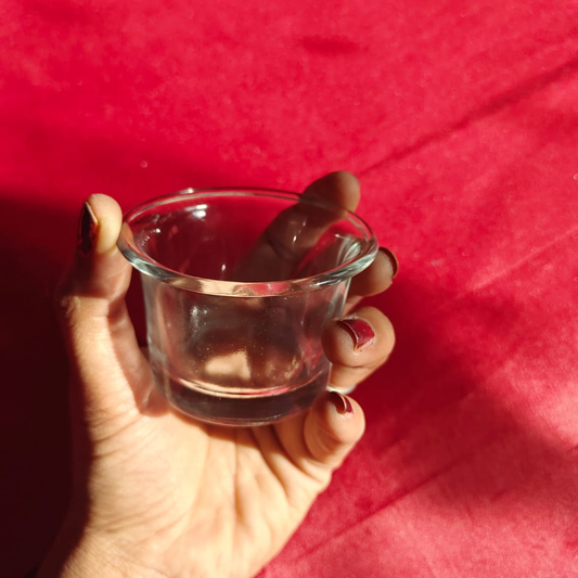 Butter Pot T- Light Candle Holder Jar