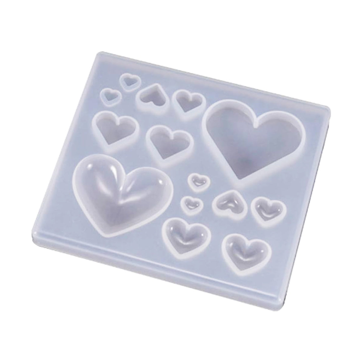 14 In 1 Heart Keychain Pendant Mould
