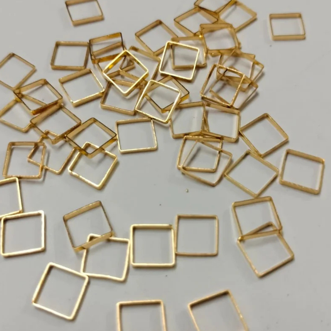 Small Square Shape Bezale Pack of 10