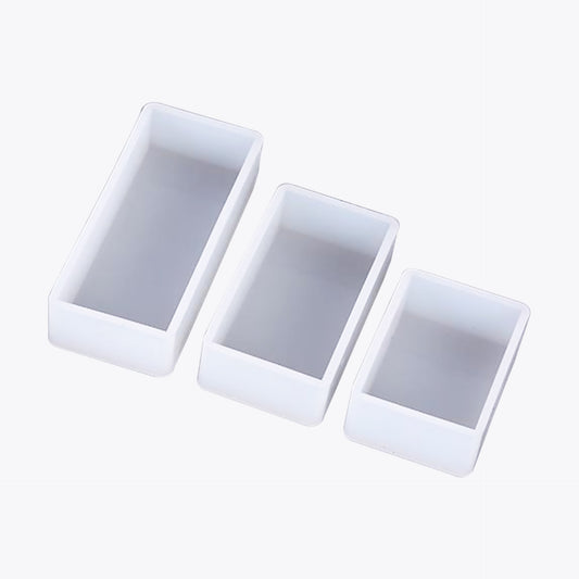 3 Pcs Rectangular Block Set Silicone Mould