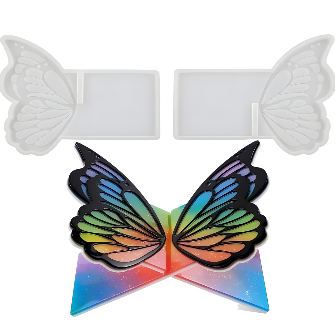 Set of 2 Butterfly Design Book Stand Rehal Mould