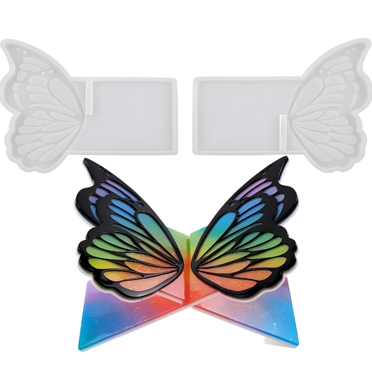 Set of 2 Butterfly Design Book Stand Rehal Mould