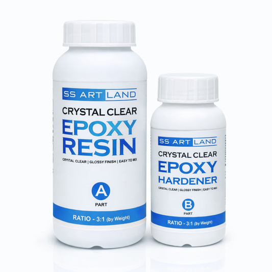 600Gram Crystal Clear Epoxy Resin 3:1 Mix Ratio High Gloss Art & Casting Resin