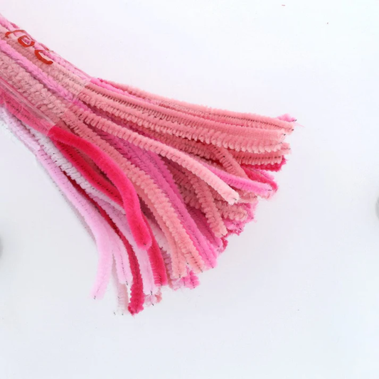 Pink Mono Color Pipe Cleaners