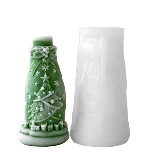 Christmas Tree Tower Candle Silicone Mould