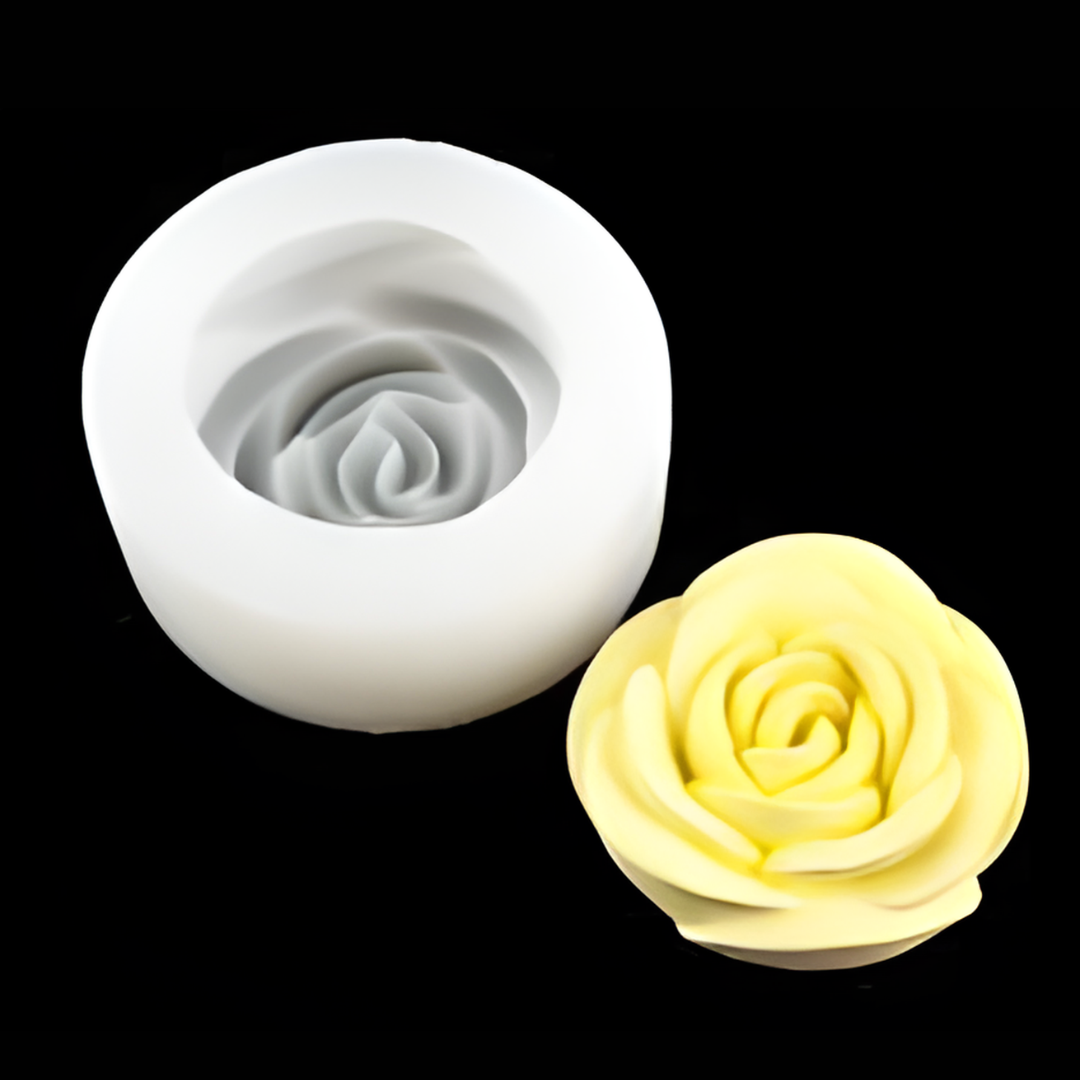 Rose Design Candle Mould AL014