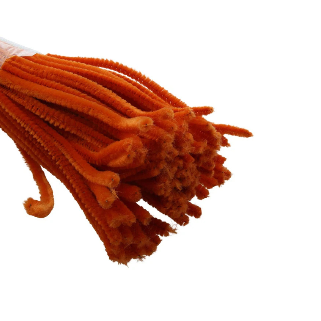 Dark Orange Pipe Cleaner