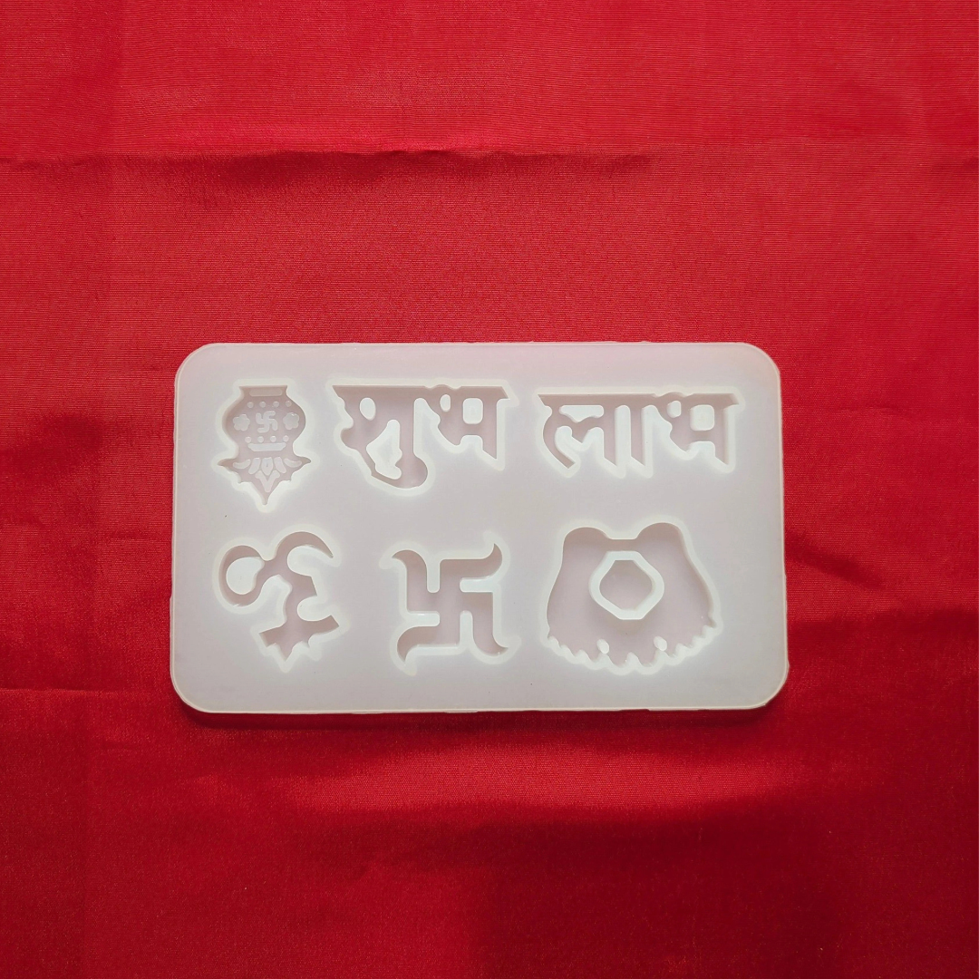 Small 6 In 1 Diwali Silicone Mould