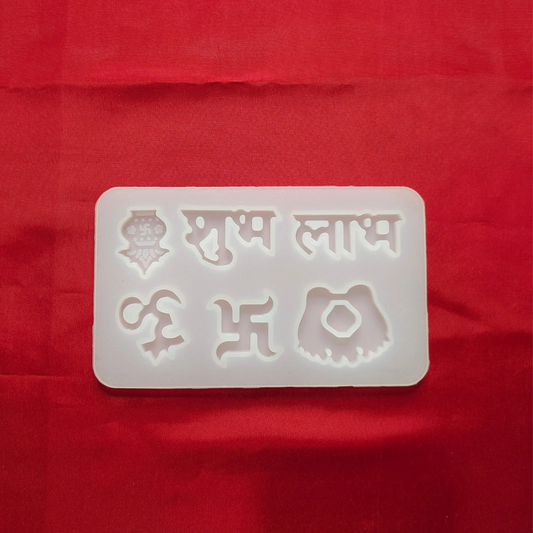 Small 6 In 1 Diwali Silicone Mould