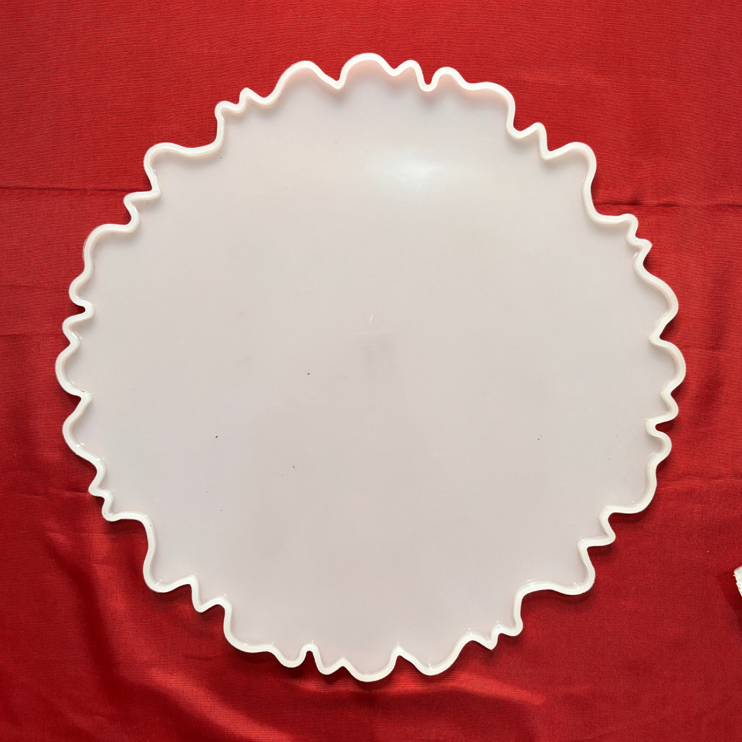 12 Inch ZigZag Round Mould
