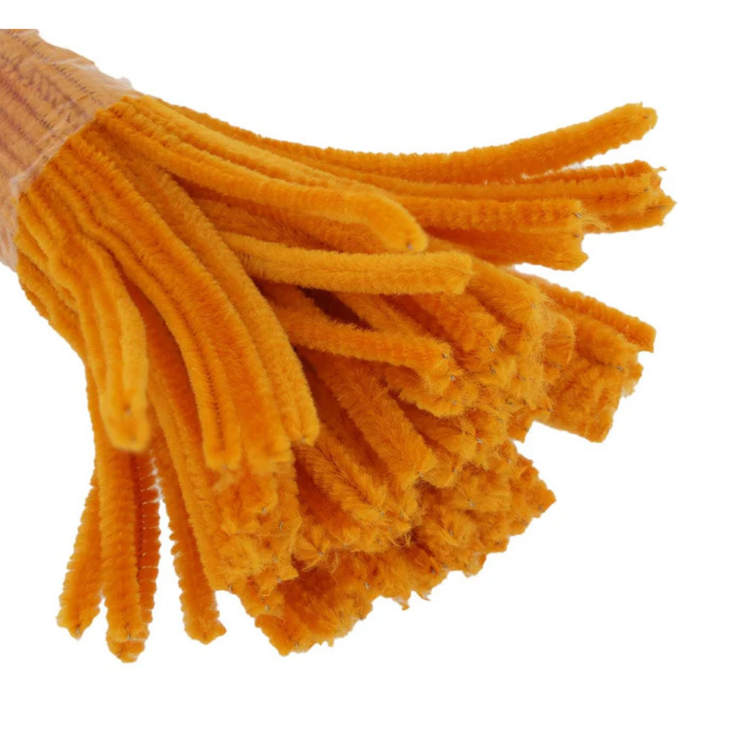 Orange Pipe Cleaner
