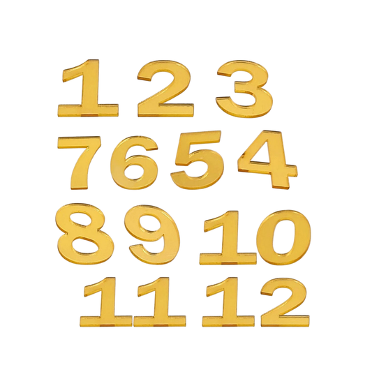 Acrylic Clock Numbers Pack