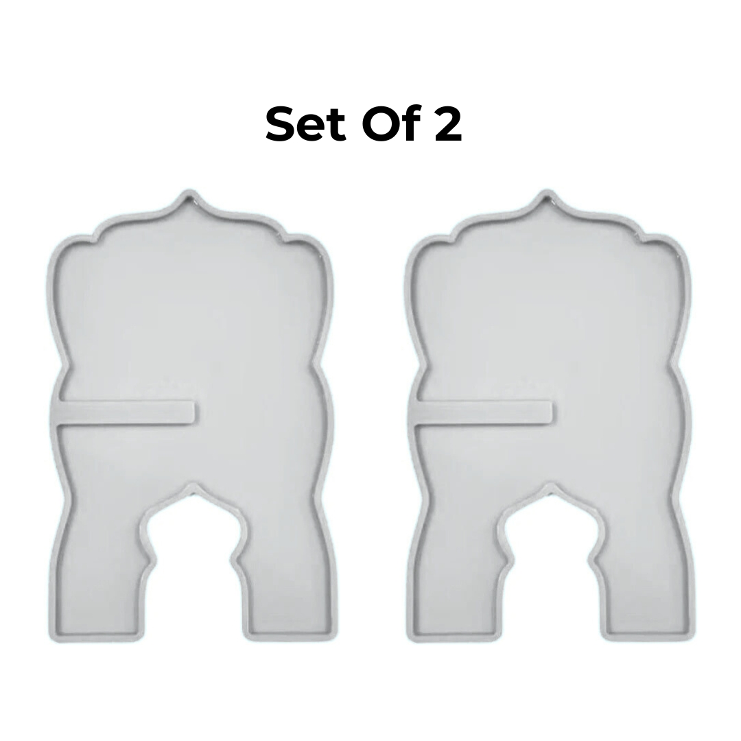 2 Pcs Arch Design Book Stand Rehal Mould