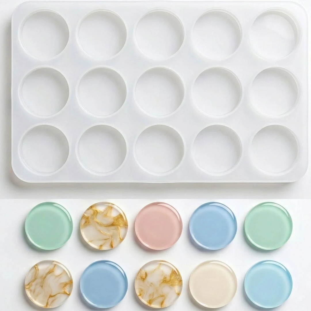 15 In 1 Round Keychain Mould