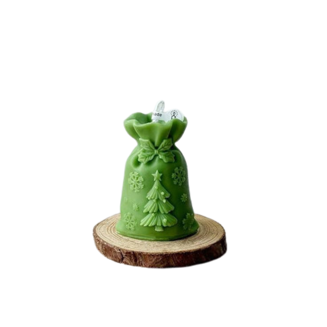 Christmas Gift Bag Silicone Candle Mould