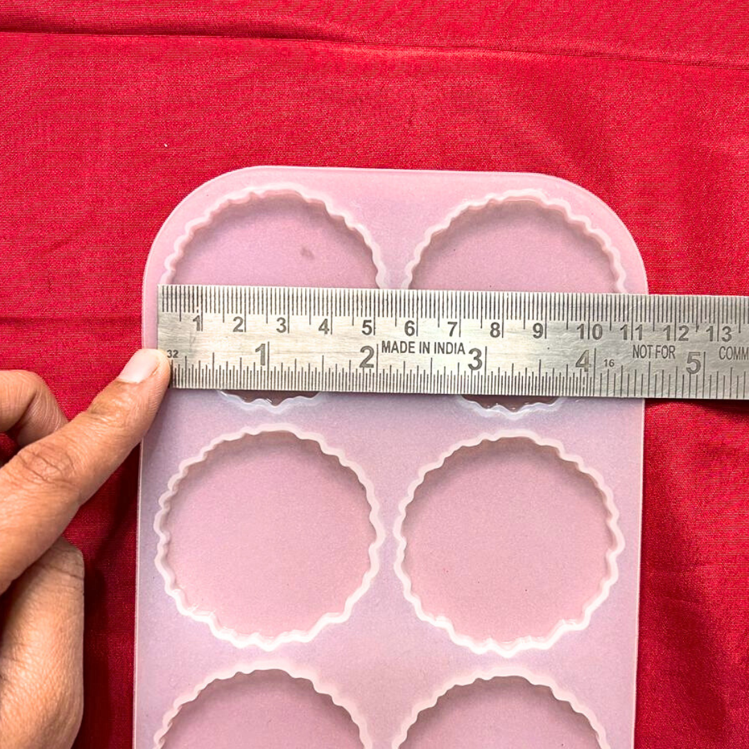 6 Cavity Round Agate Mould