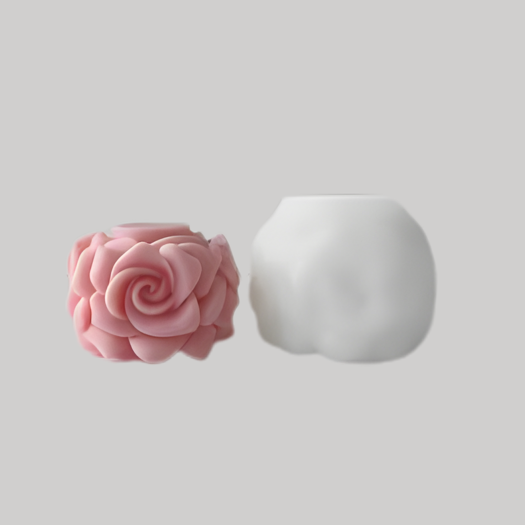 Petal Swirl Candle Silicone Mould