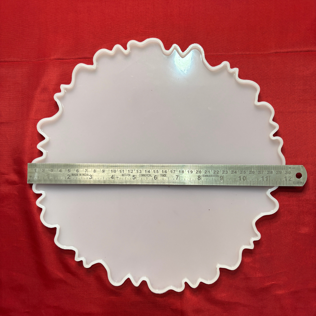 12 Inch ZigZag Round Mould