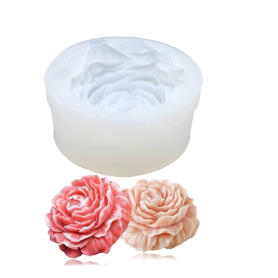 Small Tiny Bloom Candle Making Silicone Mould