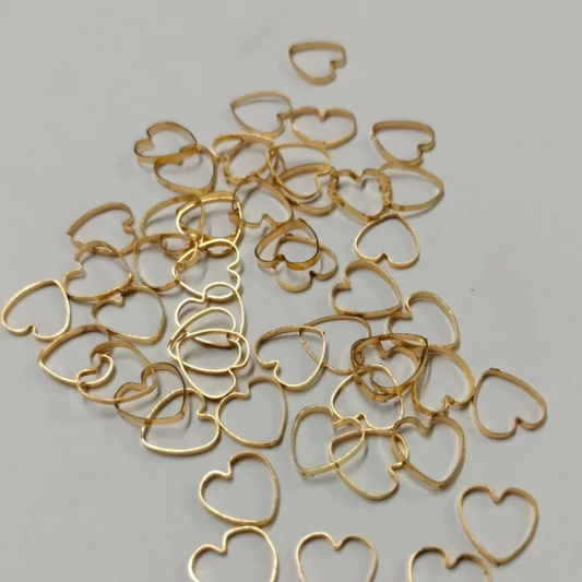 Small HeartPendant Bezals Thin Pack Of 10