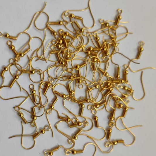 Gold & Silver Earring Hooks 10gram