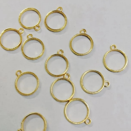 Round Shape Pendant Bezels Pack Of 5